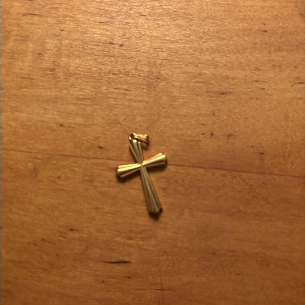 Gold Cross Pendant